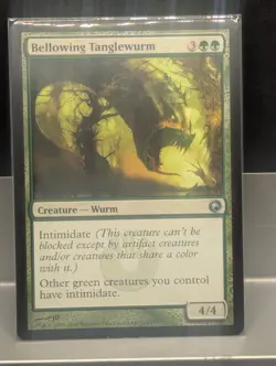 Bellowing Tanglewurm X1 LP Scars of Mirrodin MTG Magic the Gathering - Image 1