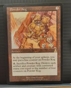 mtg POWDER KEG NM Urza's Destiny 136/143 Reserve List-Argo- - Image 1