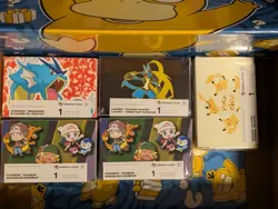 Pokemon Center Exclusive Items 10x Plush - 5x Sleeves - x5 Deck Box - Image 2