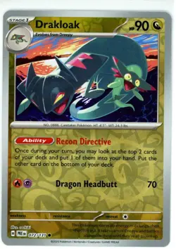 Pokemon TCG Drakloak 072/131 Sv: Prismatic Evolutions Reverse Holo - Image 1
