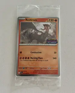 Pokemon TCG: Reshiram 017/094 | Phantasmal Flames Stamped Promo | SEALED - Image 1