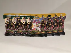Lot of 9 - Pokemon TCG: Sword & Shield Evolving Skies Sleeved Booster Pack - Image 1