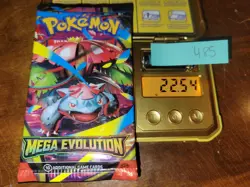 22.54g (Heavy for Lot) Mega Evolution Pokemon Booster Pack - Sealed #485 - Image 1