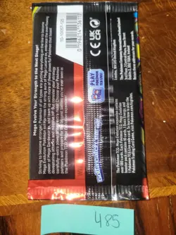 22.54g (Heavy for Lot) Mega Evolution Pokemon Booster Pack - Sealed #485 - Image 2