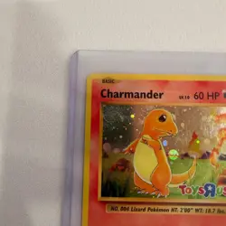 2016 Pokemon XY Evolutions Charmander Toys R Us Holo 9/108 - Image 2