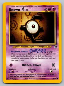 Pokemon TCG Neo Discovery Unown [E] 67/75 - Image 1