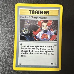 Rocket's Sneak Attack - Holo - 16/82 Team Rocket - Pokemon TCG - 1999 (NM-LP) - Image 1