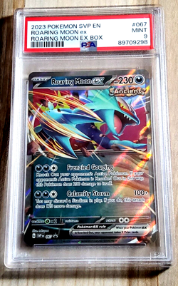 2023 Pokemon Scarlet & Violet ROARING MOON EX #067 Black Star Promo PSA 9 Mint - Image 1