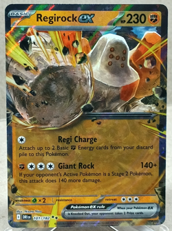 Regirock Ex 101/182 Double Rare Sv10: Destined Rivals Pokemon TCG Near Mint - Image 1