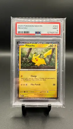 2025 POKEMON M24 EN-MCDONALD'S COLLECTION #002 PIKACHU PSA 9 - Image 1