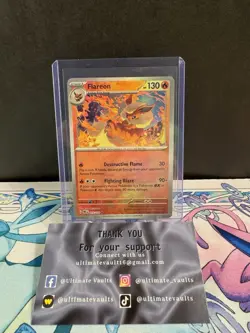 Pokemon TCG - Flareon (Master Ball Pattern) - SV: Prismatic Evolutions NM - Image 1