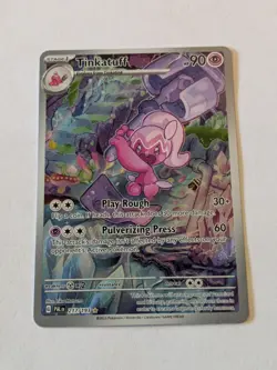 Pokemon Paldea Evolved - TINKATUFF- ILLUSTRATION RARE - 217/193 - NM - Image 1