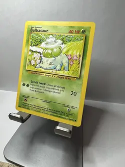 Pokemon TCG Bulbasaur (1999) Base Set - Unlimited Common Card 44/102 - NM - Image 1