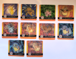 Lot Of 10 POKEMON ARTBOX 1999 Premier Edition Action Flipz 3D CARDS - Image 1