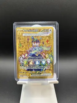 Pokemon Card TCG - Terapagos EX 173/142 Hyper Rare Stellar Crown Holo Near Mint - Image 1