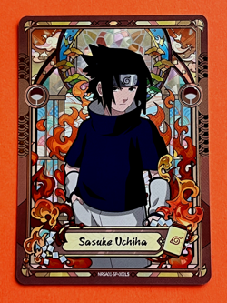 Sasuke Uchiha NARUTO NRSA01-SP-002L5 Naruto Kayou Card - ENGLISH - Heaven Scroll - Image 1