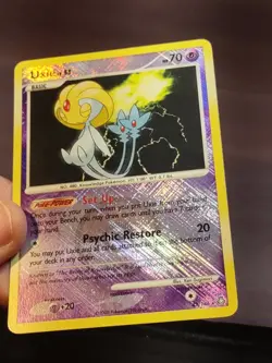 Pokemon Card - Uxie League Promo Legends Awakened 43/146 Reverse Holo Crosshatch - Image 2