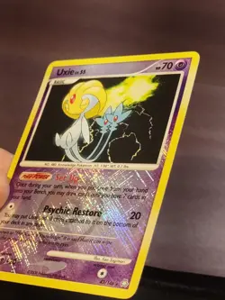 Pokemon Card - Uxie League Promo Legends Awakened 43/146 Reverse Holo Crosshatch - Image 3