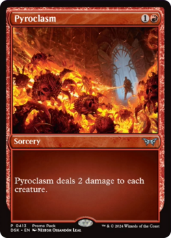 Pyroclasm Duskmourn: House of Horror Promos - Near Mint Foil - Image 1