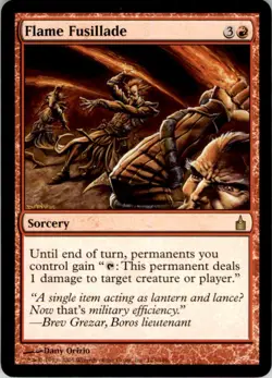 2005 Ravnica: City of Guilds Flame Fusillade #123 Light Play - Image 1