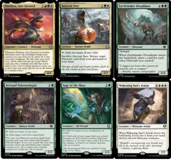 MTG Commander EDH Deck Pantlaza, Sun-Favored 100 Cards Dinosaurs Custom Deck NM - Image 1