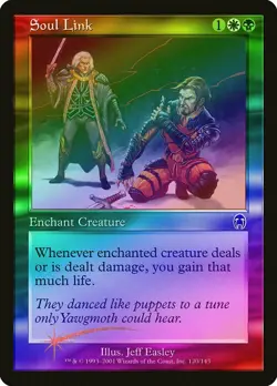 Soul Link FOIL Apocalypse PLD White Black Common MAGIC MTG CARD ABUGames - Image 1