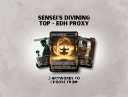 Sensei's Divining Top - Custom Magic: The Gathering Card - Image 1