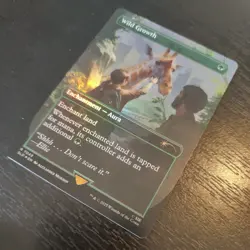 1x - Wild Growth - Borderless #7049 - Secret Lair: Playstation - NM MTG - Image 2