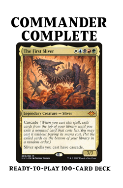 The First Sliver SLIVER CASCADE Magic MTG Custom Commander Deck - Image 1