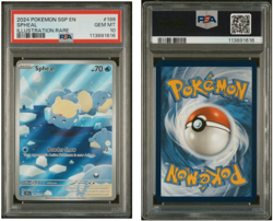 2024 POKEMON SSP EN-SURGING SPARKS #199 SPHEAL ILLUSTRATION RARE PSA 10 - Image 1