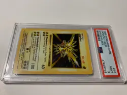 1999 POKEMON BASE SET SHADOWLESS 16/102 ZAPDOS-HOLO PSA 9 MINT - Image 3