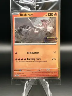 Reshiram 017/094 Phantasmal Flames SEALED Stamped Promo Pokemon - Image 1