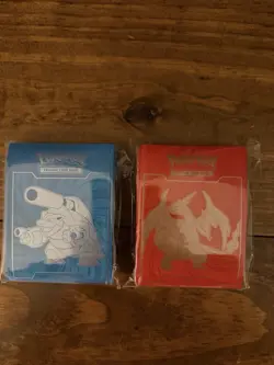 2 X Pokemon XY Evolutions Charizard /Blastoise 65ct ETB Sleeves Sealed - Image 1