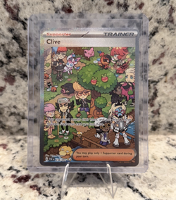 Clive 236/091 - Pokemon TCG Paldean Fates Scarlet & Violet NM 2024 - Image 1
