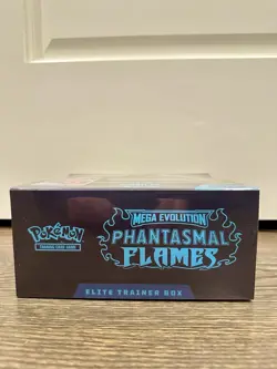 Auc#1 Pokemon Mega Evolution Phantasmal Flames Elite Trainer Box ETB Sealed New - Image 5