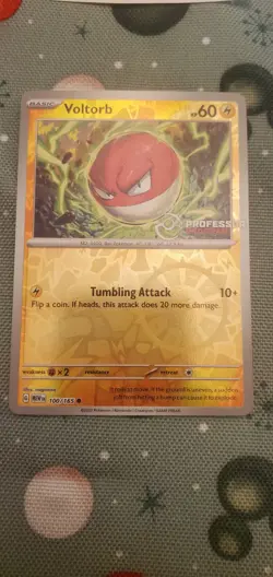 Pokemon 151 Voltorb Professor Program Reverse Holo 100/165 - Image 2