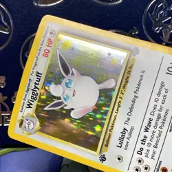 Pokemon 1st Edition Wigglytuff Jungle Holo 16/64 Vintage MP WOTC - Image 4