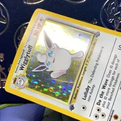 Pokemon 1st Edition Wigglytuff Jungle Holo 16/64 Vintage MP WOTC - Image 5