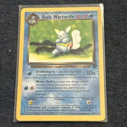 Pokemon TCG Dark Wartortle 46/82 Team Rocket Vintage NM - Image 1