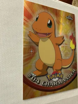Charmander- Topps Pokemon Spectra Chrome #04 - Image 2