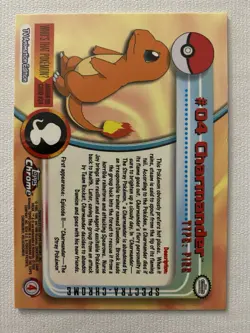 Charmander- Topps Pokemon Spectra Chrome #04 - Image 4
