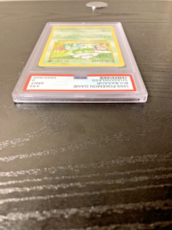 PSA 9 Mint Shadowless Bulbasaur 1999 Pokemon TCG #44 - Image 4