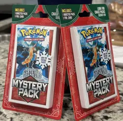 POKEMON MYSTERY PACK SEALED SEEDED 1:10 EX CRYSTAL GUARDIANS VINTAGE 2 LOT NEW - Image 1