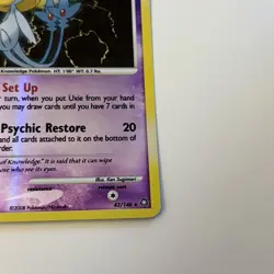 Uxie 43/146 Legends Awakened Reverse Holo - Pokemon TCG 2008 - Image 5