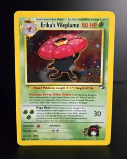 Pokemon TCG - ERIKA'S VILEPLUME - 5/132 - HOLO - RARE - GYM HEROES 2000 - HP/MP - Image 1