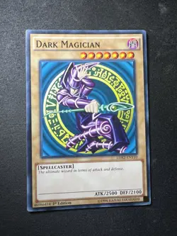 *** DARK MAGICIAN *** 1ST EDITION ORIGINAL ART MINT CONDITION LDK2-ENY10 YUGIOH! - Image 1