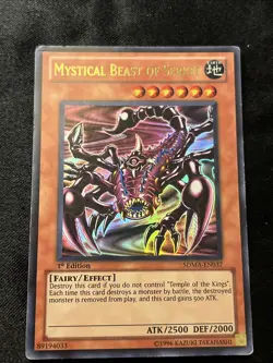 Yugioh Mystical Beast of Serket SDMA-EN037 Ultra Rare 1st Ed LP - Image 1