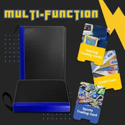 9 Pocket Waterproof Trading Card Binder,Trading Album Display Holder for TCG,MTG - Image 3