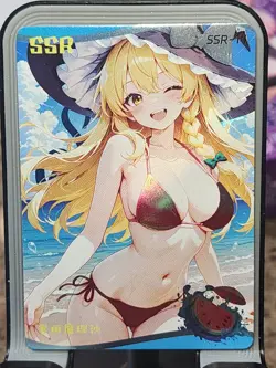Femme Fatale Card Goddess Story Anime Waifu SSR SSR-14 Marisa Kirisame - Image 1