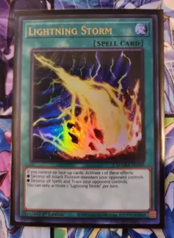 Lightning Storm - MAMA-EN089 - Ultra Rare 1st Edition - Near Mint Yugioh Card - Image 1